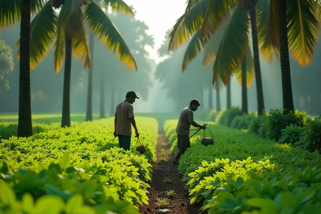 how organic farming supports india